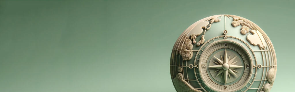 Globe compass hero